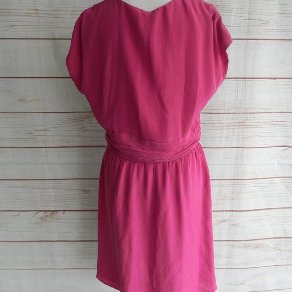 GARNET HILL WM'S 100% SILK SHORT SLEEVE AIRY BREEZY DRESS SZ 14 - Picture 4 of 6